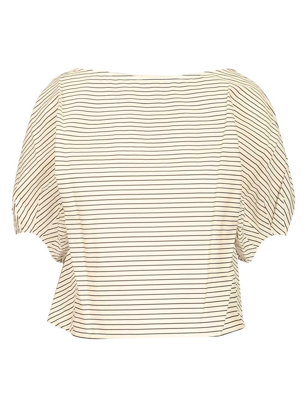 Staud Didi Cotton Poplin Top Tops - Multicolor | b7e09ad02d29d1afcfad257b5b5afcd349cf9709