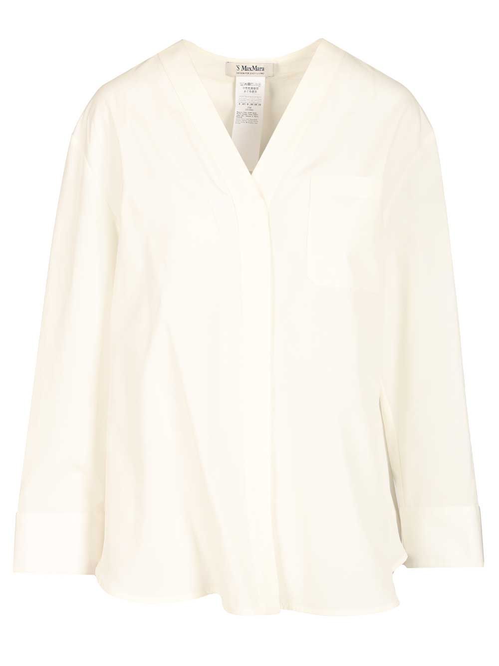 ' S Max Mara Chicca Shirt Shirts - White | c4d8272f92dd8bfbb5f7077dfc01f250dfd807fb