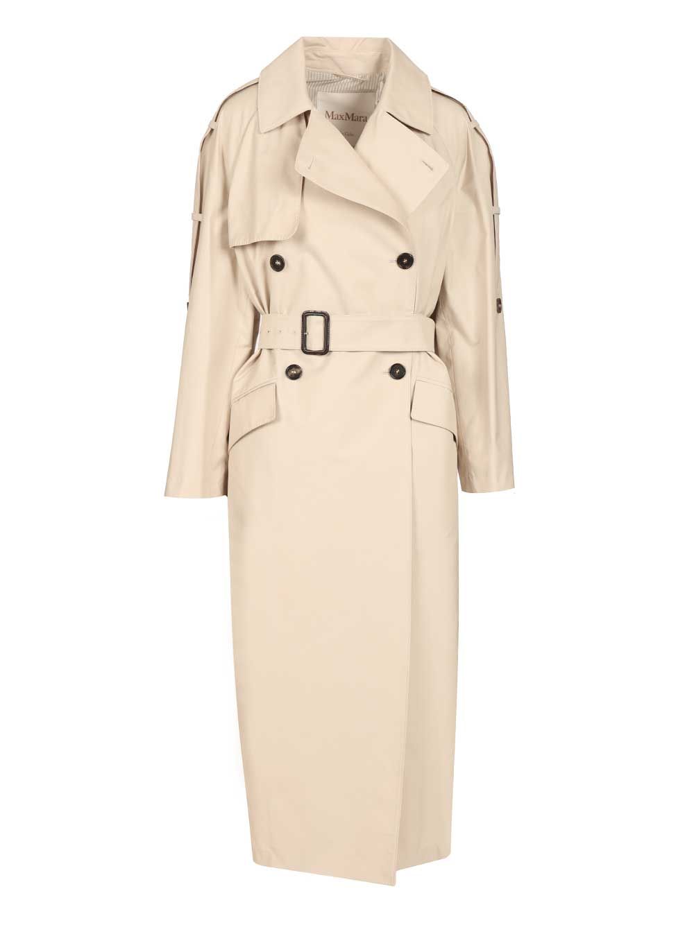 Max Mara The Cube Delfino Trench Coat Coats - Beige | d4d8589c3bc9e4f9407d7a49778bda17d898eeff