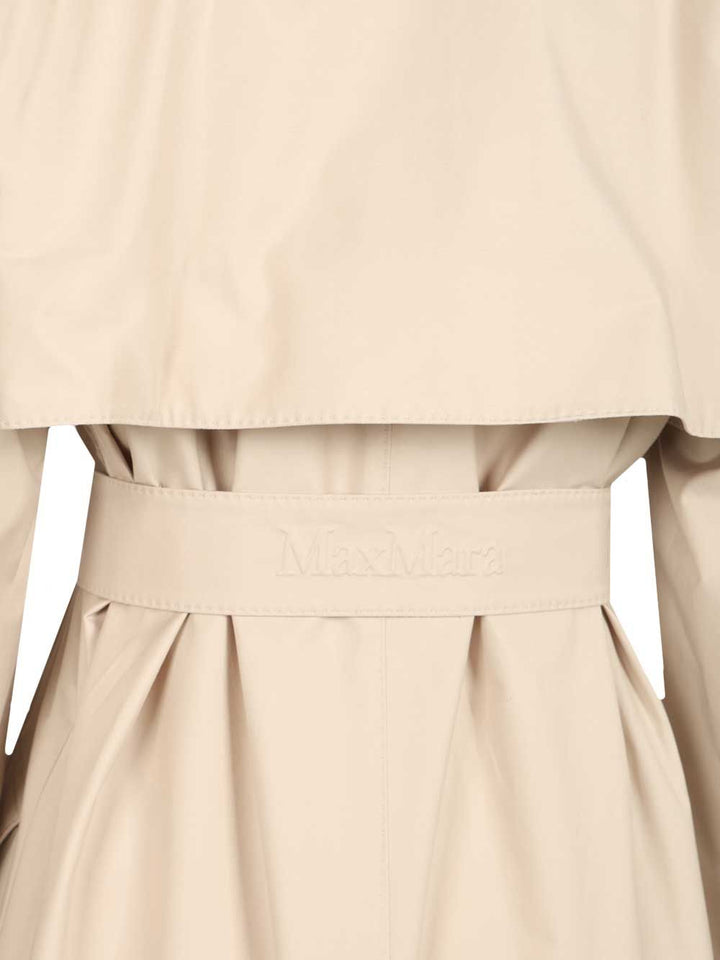 Max Mara The Cube Delfino Trench Coat Coats - Beige | eadccbbf01aea2b0a15bcbc2be281d71632c61a9