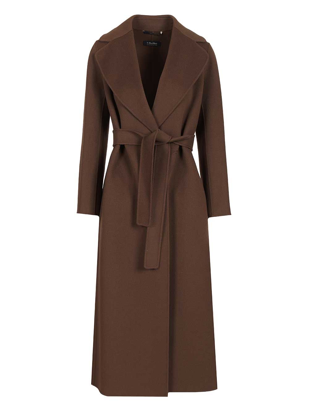 ' S Max Mara Poldo Wrap Coat Coats - Brown | 789383b9c0589dfa14d7fa7dcf04c54d4d0a3ae0