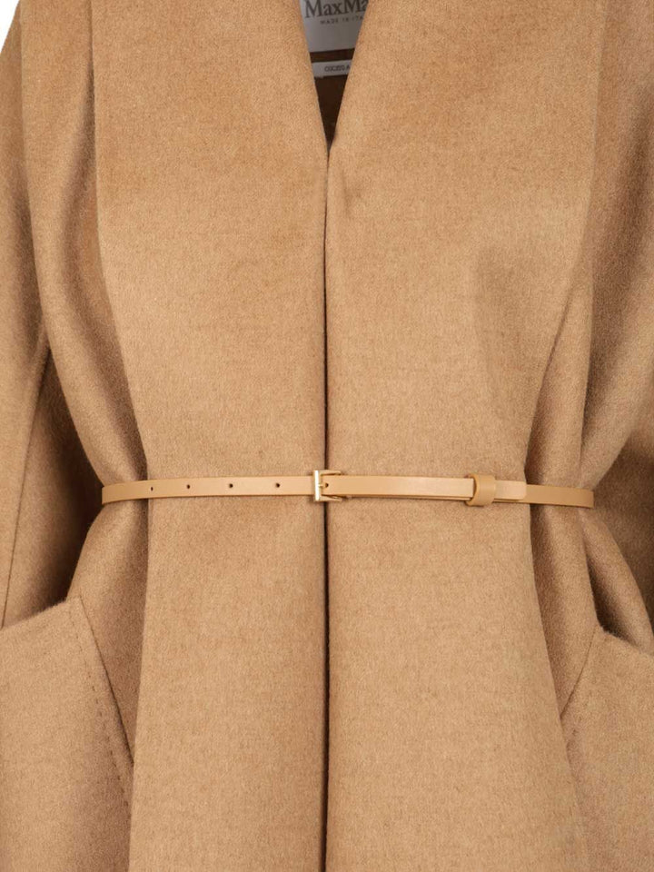 Max Mara Camel Cardigan Coat Coats - Beige | e9fae741ce606314c9ad58396941019b07c2fe96