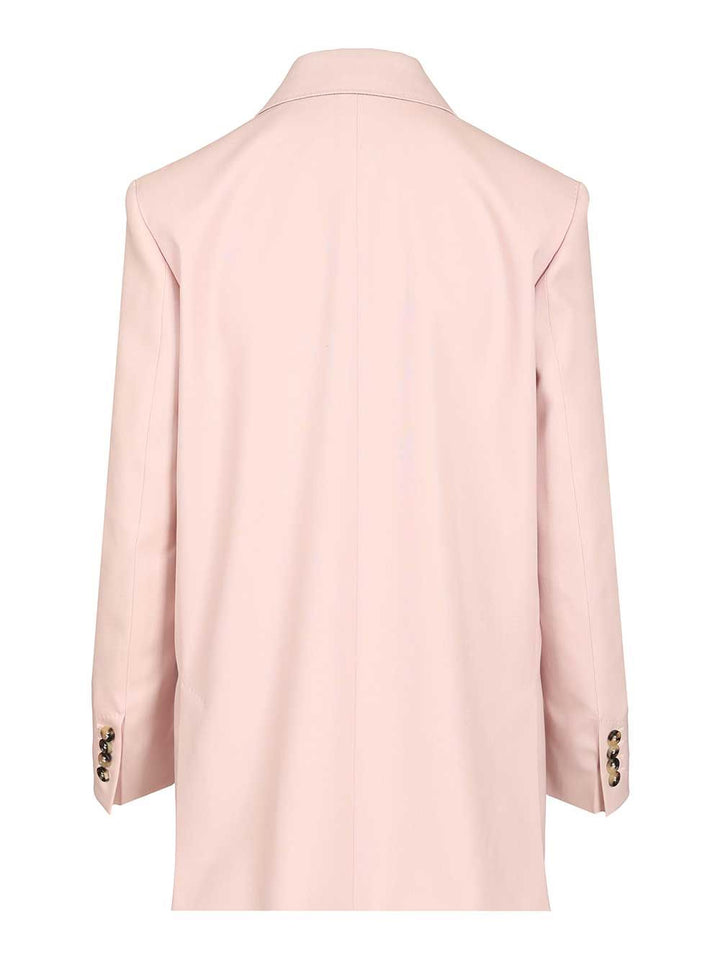 Max Mara Ombrosa Double-Breasted Blazer In Wool, Mohair And Silk Blend Jackets - Rose | 9ae6291ea9304e5cc75433f0153b0e4aa44a2ada