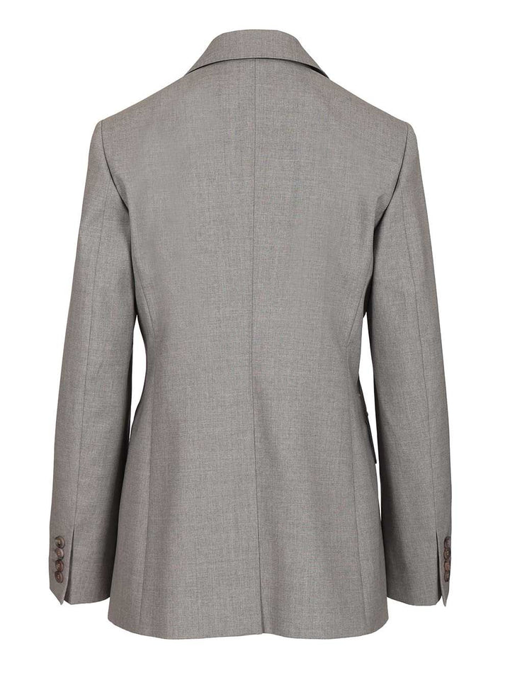 Max Mara Wool Blazer Jackets - Grey | 2612a965f4cb1b1258f71cbeca0d2387704f8a87