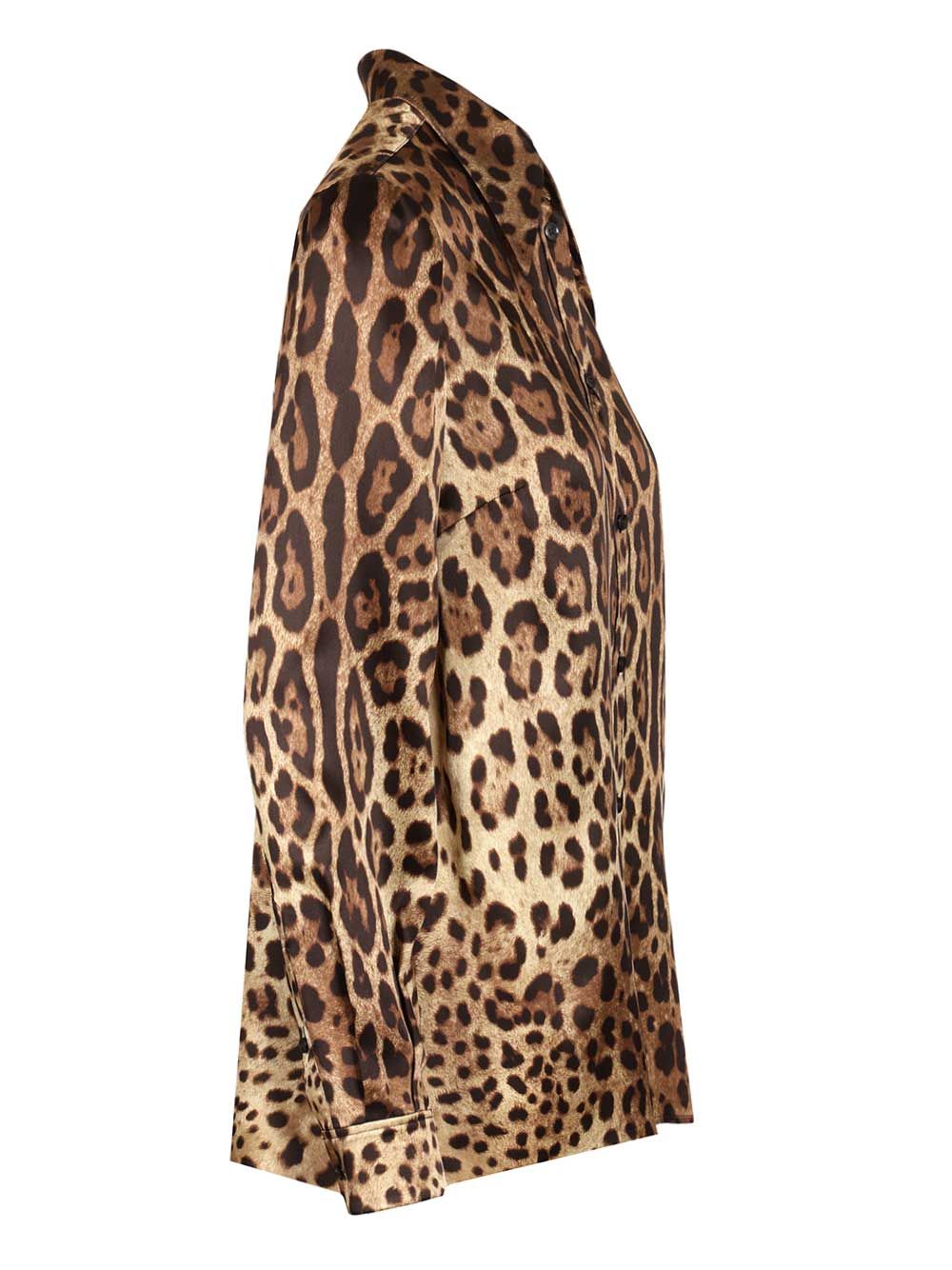 Dolce & Gabbana Leopard Print Satin Shirt Shirts - Animalier | dbc7b6f21c91c4f3ae29371ff305c7b3c1785c5d