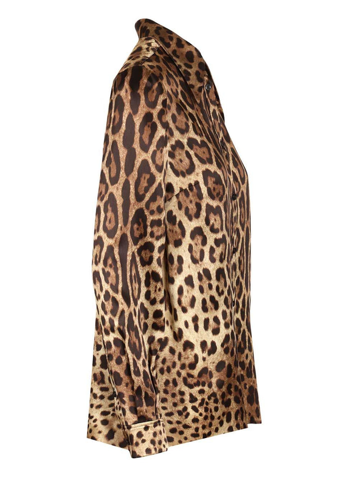 Dolce & Gabbana Leopard Print Satin Shirt Shirts - Animalier | dbc7b6f21c91c4f3ae29371ff305c7b3c1785c5d