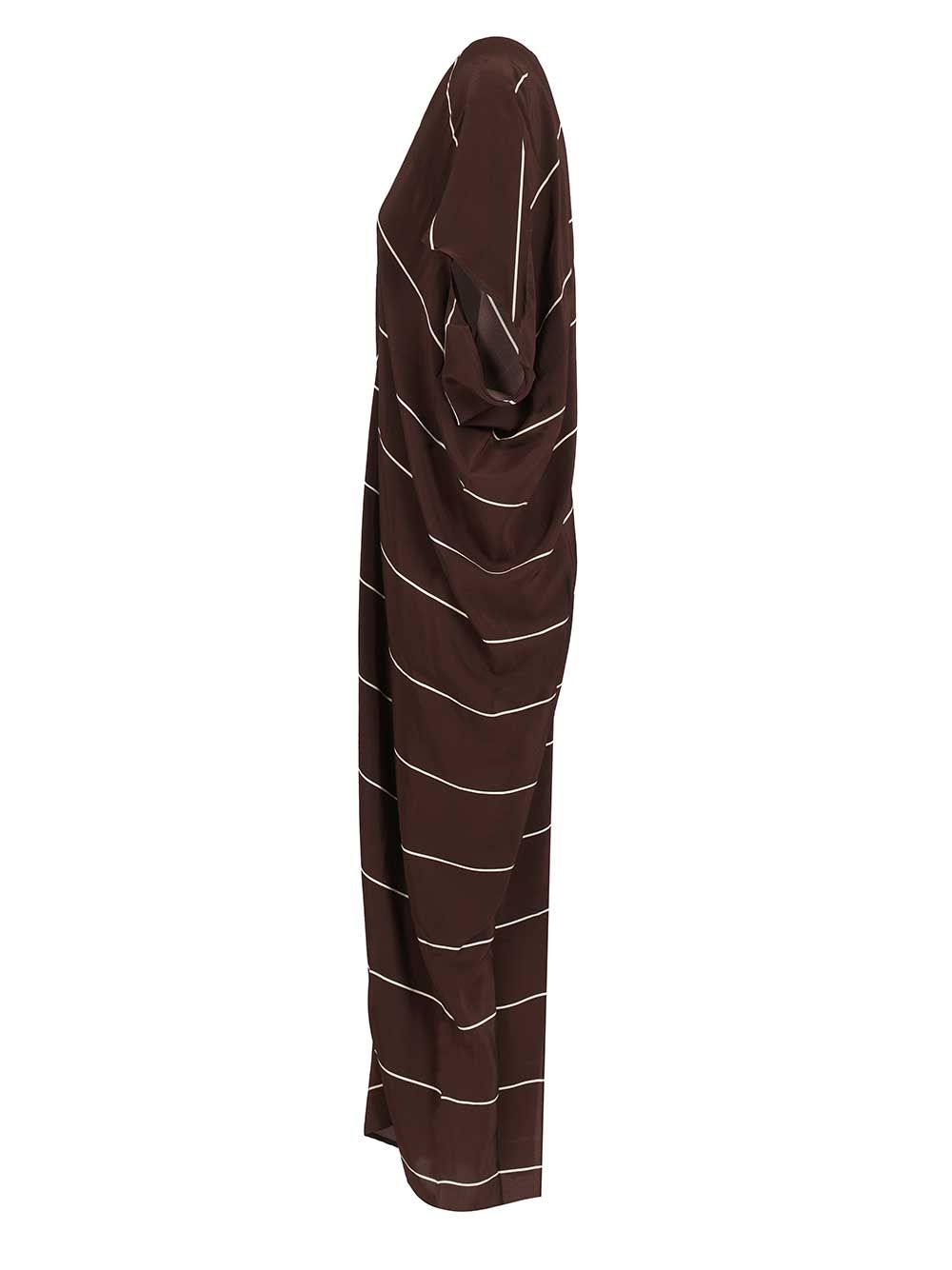 Bondi Born Orta Silk Caftan Dress Swimwear - Brown | b5fcfbee5153c9a37fcb40c524d35ce36cda7f64