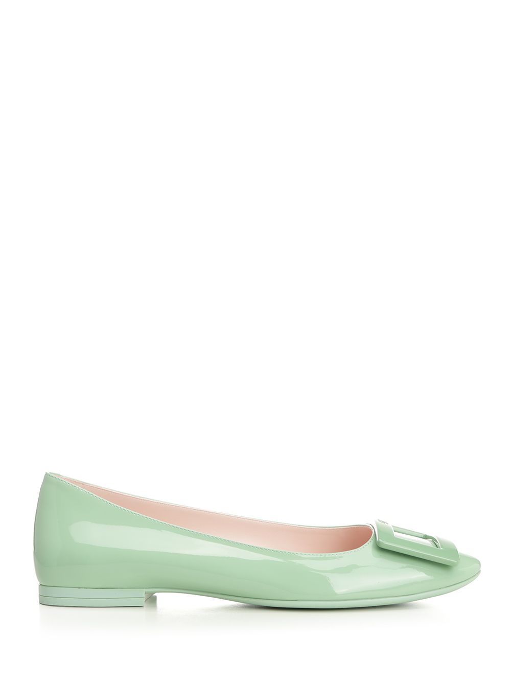 Roger Vivier Patent Leather Gommettine Ballerinas Scarpe basse - Green | c844142b285af092f9cbdfb9591f59c6722f2f0b