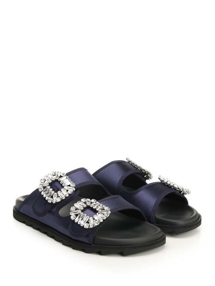 Roger Vivier Slidy Viv Scarpe basse - Blue | 79498cff48cfb8b98d78b15bd230f5fb9fe3e167