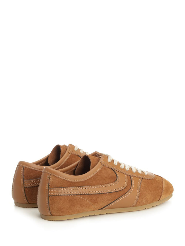 Dries Van Noten Suede Sneaker Sneakers - Brown | d118f6faca6b5e2425039ca2bc3f5ab6a28ca697