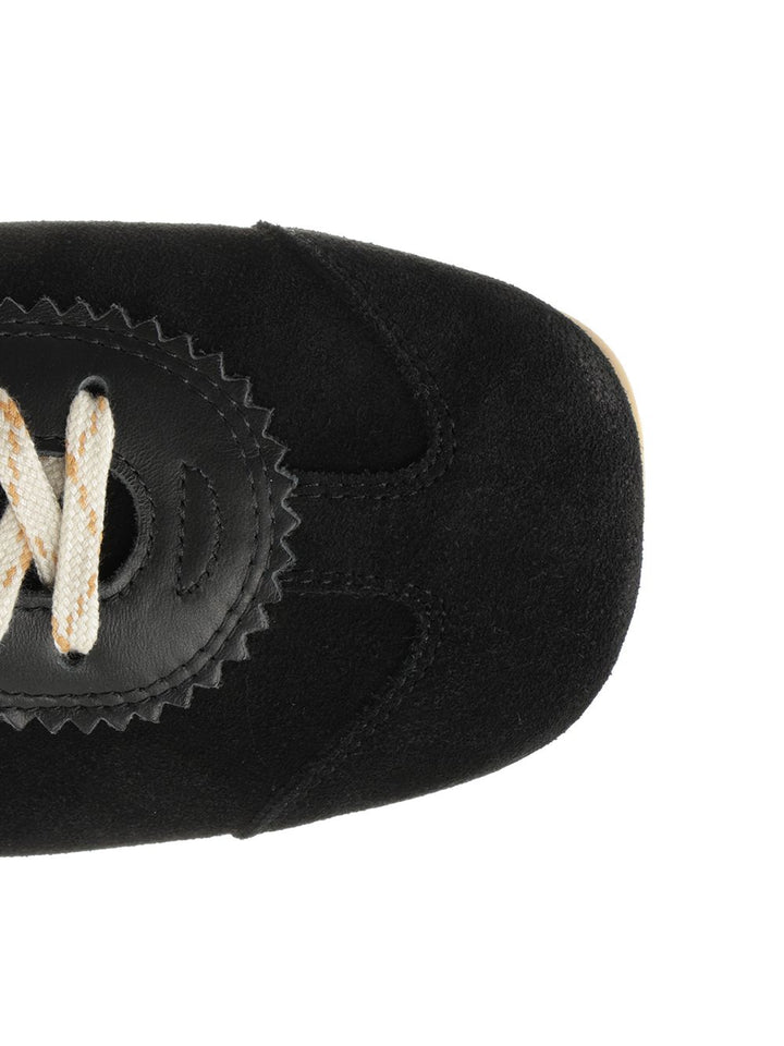 Dries Van Noten Suede Sneakers - Black | 7556318f973aba3a3b495b365e0f612ff43131a5