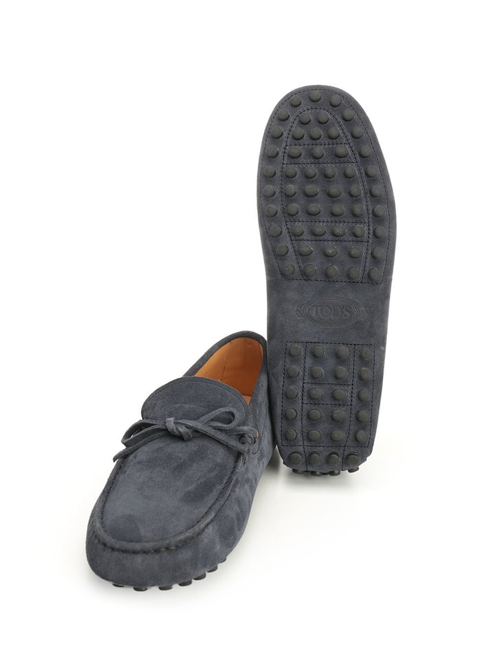 Tod'S Gommino Suede Moccasins Scarpe basse - Blue | 73a1516f0c82112b263e8b6add03284f33acb57e