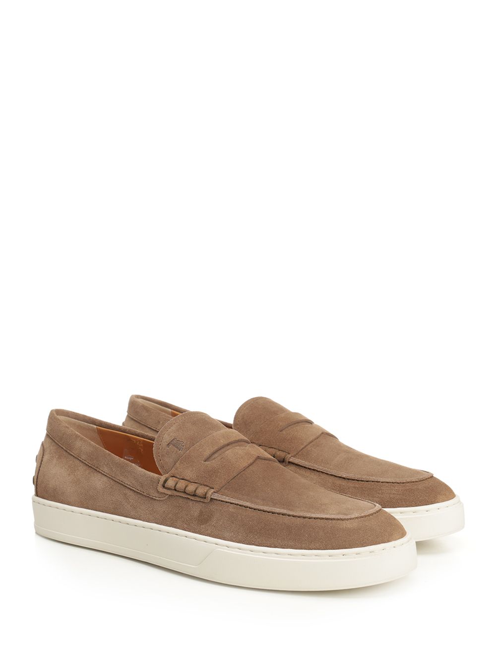Tod'S Suede Loafers Scarpe basse - Beige | 901cc3fefe277554b58cf6c2bbf7bc2b3906ec71