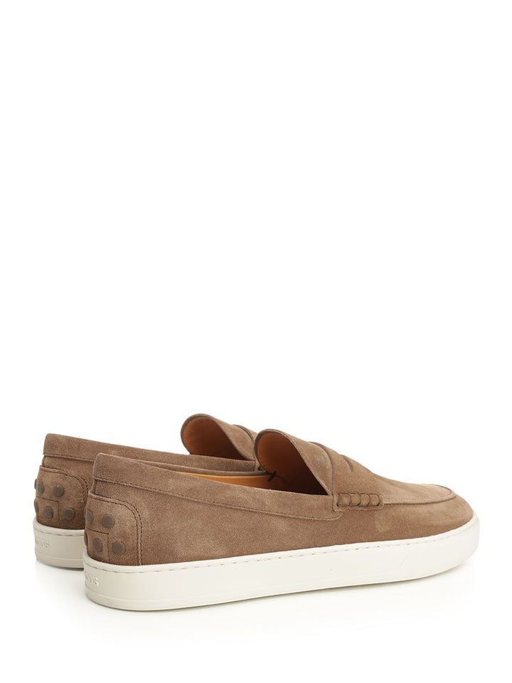 Tod'S Suede Loafers Scarpe basse - Beige | de98f74273689ff64b811c5341750cefa1d8cd7d