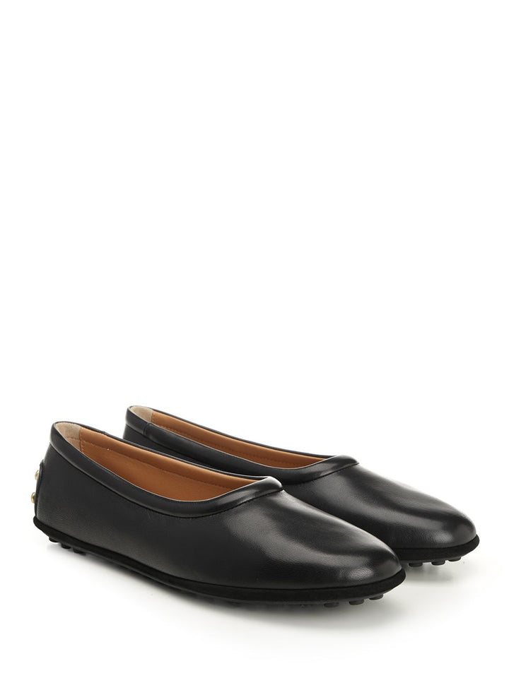 Tod'S Metal Dots Ballerina Scarpe basse - Black | 21143ffcd67d09dd6082793ef6b80fe51a2811c7