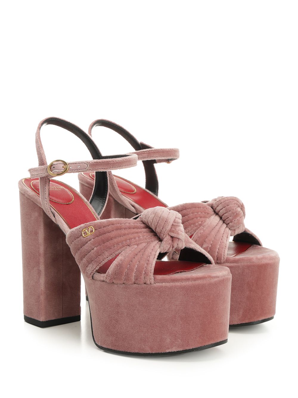 Valentino Garavani Crasher Platform Sandal Sandals - Rose | a2976a9f7a50ae561bca0cb4165477a020c8b407