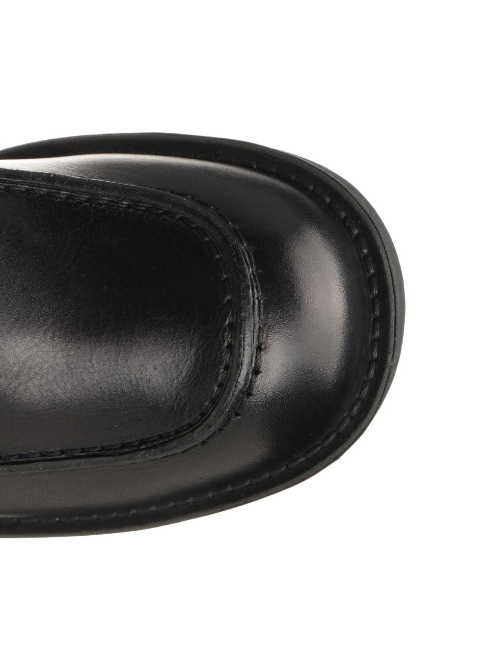 Mm6 Maison Margiela Moccasin With Visible Stitching Scarpe basse - Black | 41b8f254118d9d10860831da7234672859b0cc2e