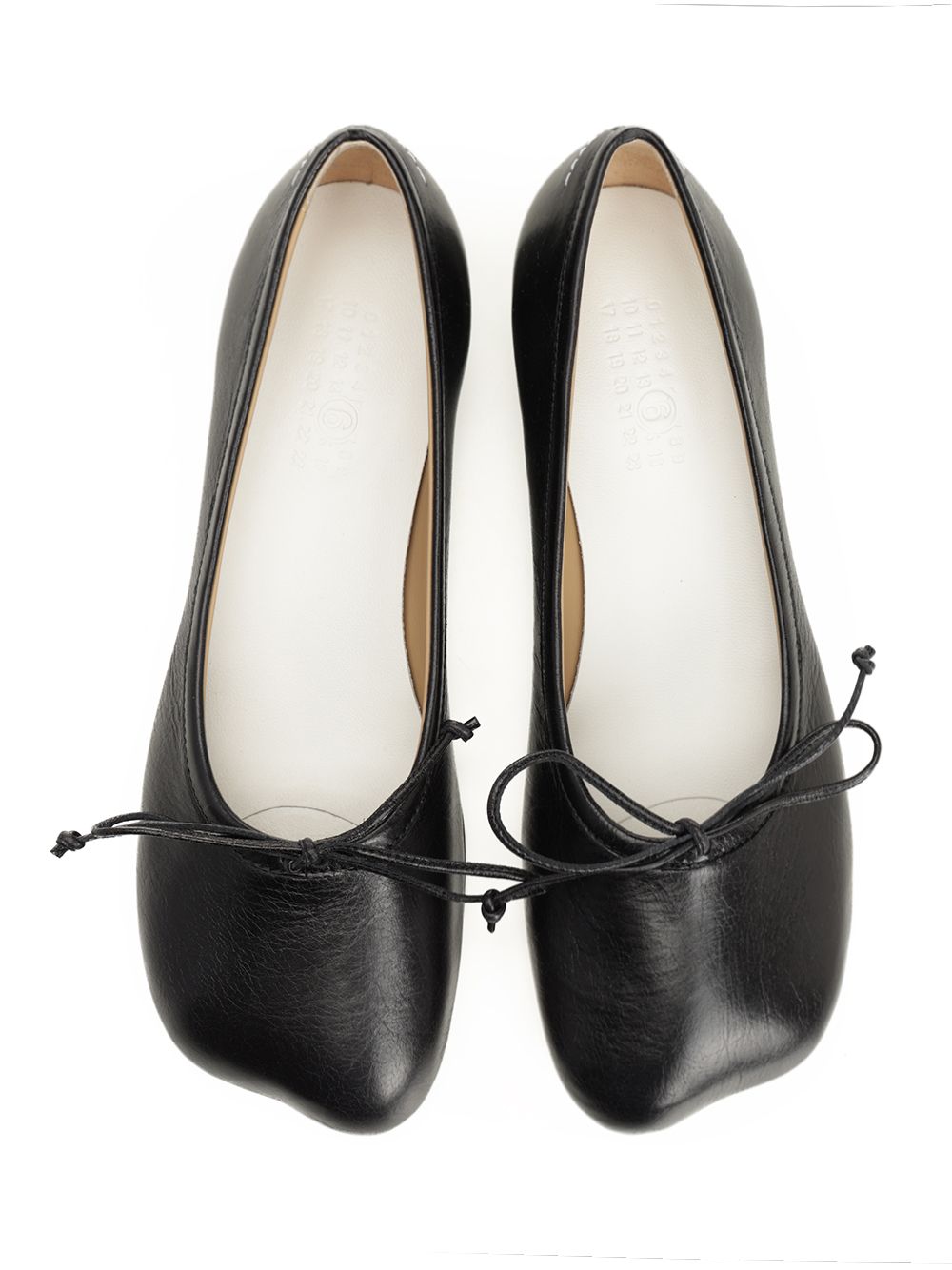 Mm6 Maison Margiela Anatomical Ballerinas Scarpe basse - Black | a723721d756287d83a6d18c5a043aa4ca1025932