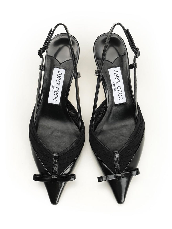 Jimmy Choo Afia Mesh Décolleté 65 Pumps - Black | a3c3df10c6f17dfa82367297bffa3096426657d9