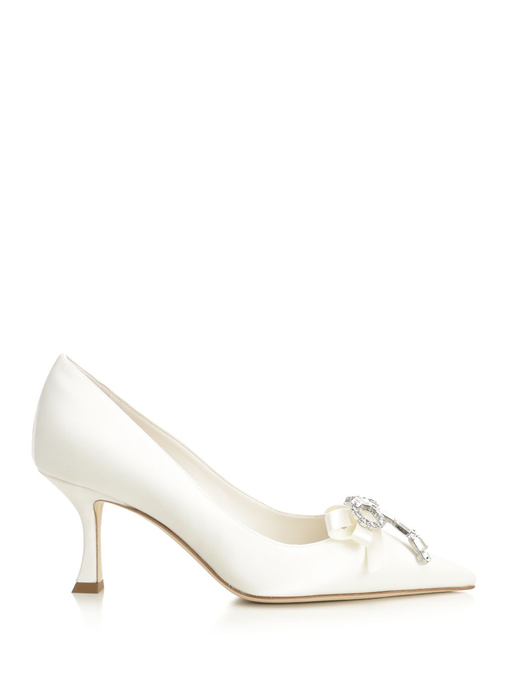 Jimmy Choo Auria 70 Décolleté Pumps - White | 728f2fd50ce536810eda0ec7db9a49b677be7be5