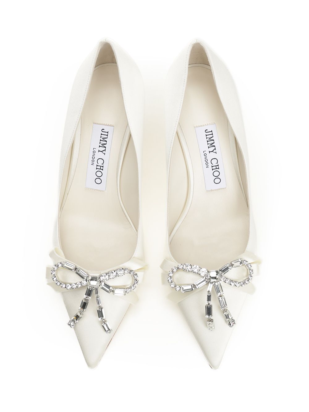 Jimmy Choo Auria 70 Décolleté Pumps - White | 94e63c1c8ba982c4ef8ccbb02358d89aef7722d3