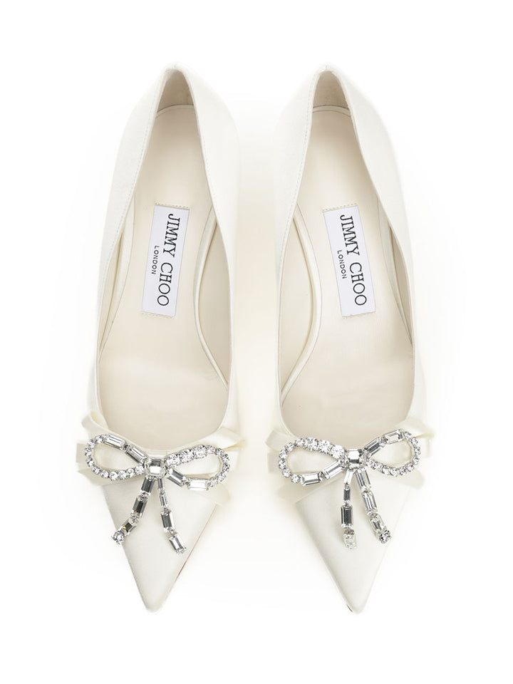 Jimmy Choo Auria 70 Décolleté Pumps - White | 94e63c1c8ba982c4ef8ccbb02358d89aef7722d3