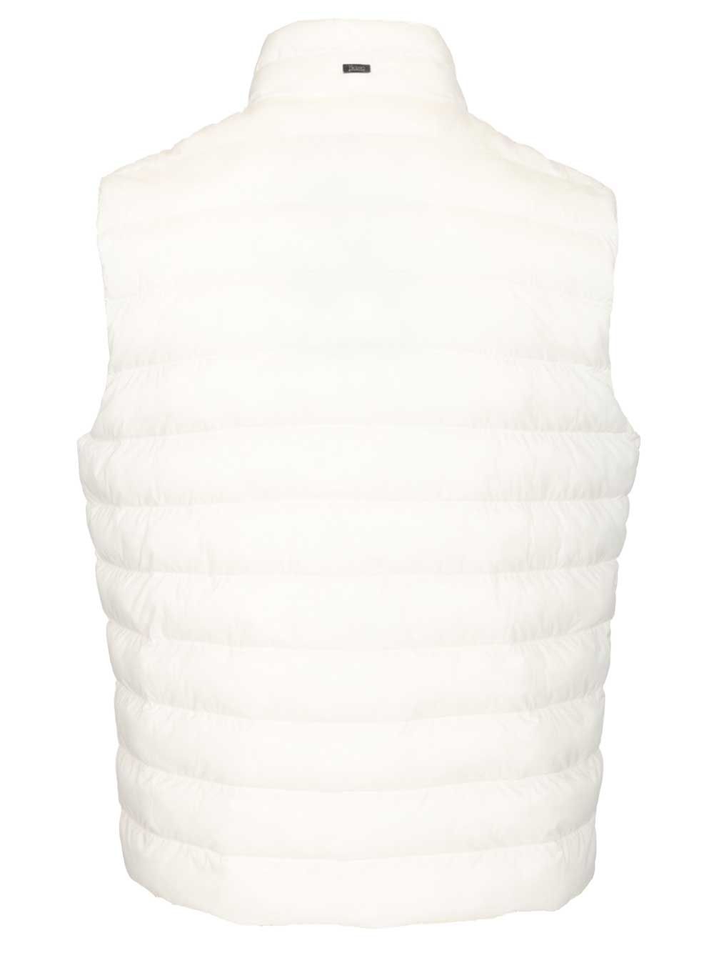 Herno Padded Vest Coats - White | 83b5373d25669abcc309c6504e9a232a889182ad