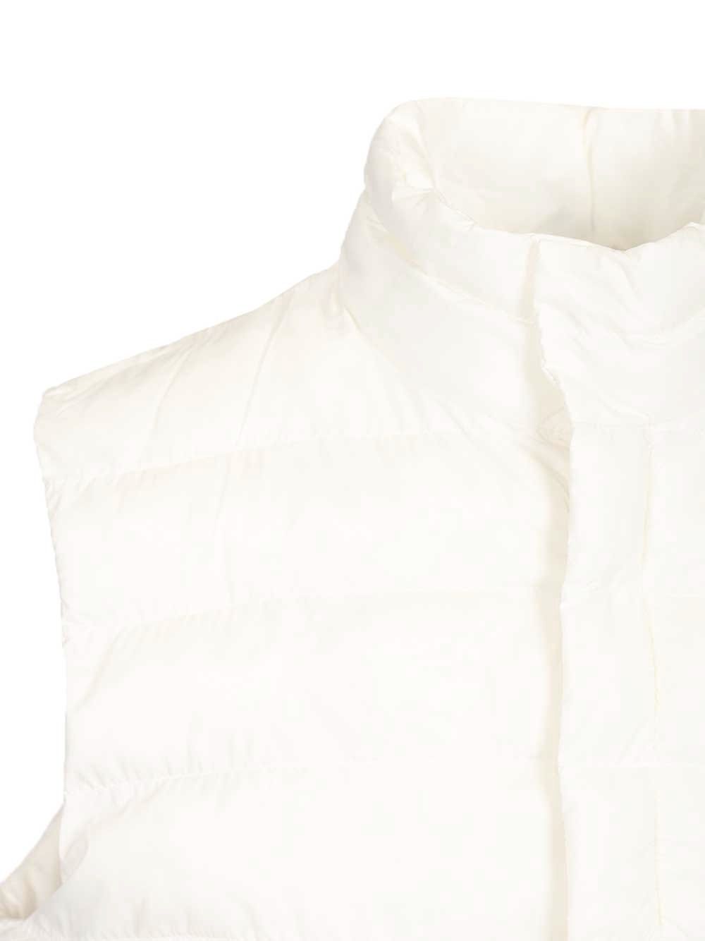 Herno Padded Vest Coats - White | 856063c4ebc5525fbfe1608895be6380444e7676