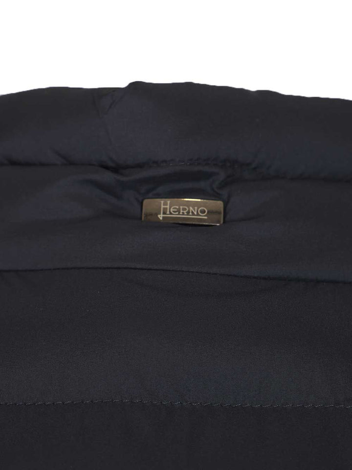Herno Padded Vest Coats - Blue | cc21a53e28e3304091cfdbc61967af5530c4a908
