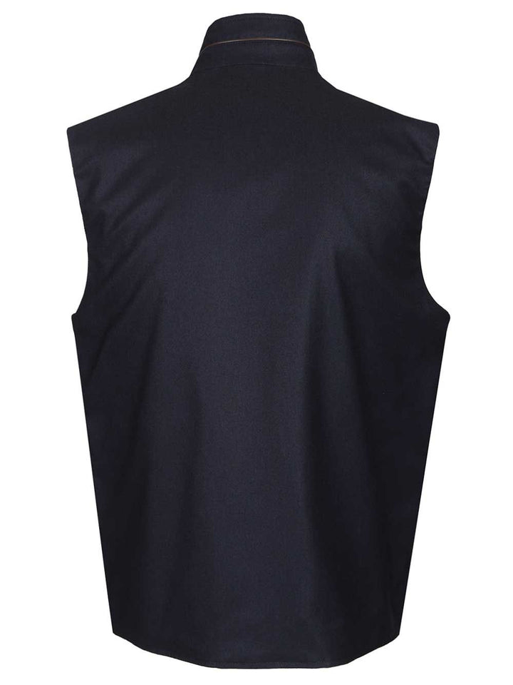 Herno Lucent Silk And Cashmere Vest Jackets - Blue | a1ce989ad7bd519bd1b10adf3f8c87b6f2b6565b