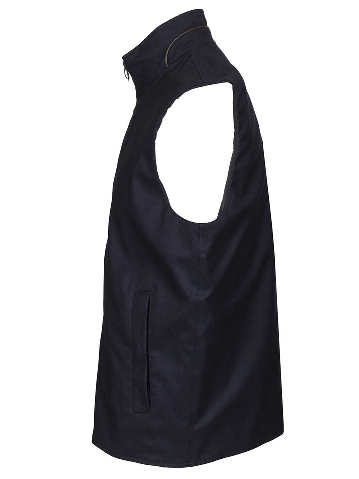 Herno Lucent Silk And Cashmere Vest Jackets - Blue | d84662ea51ad803eae4aaebb09a69825c4d29307