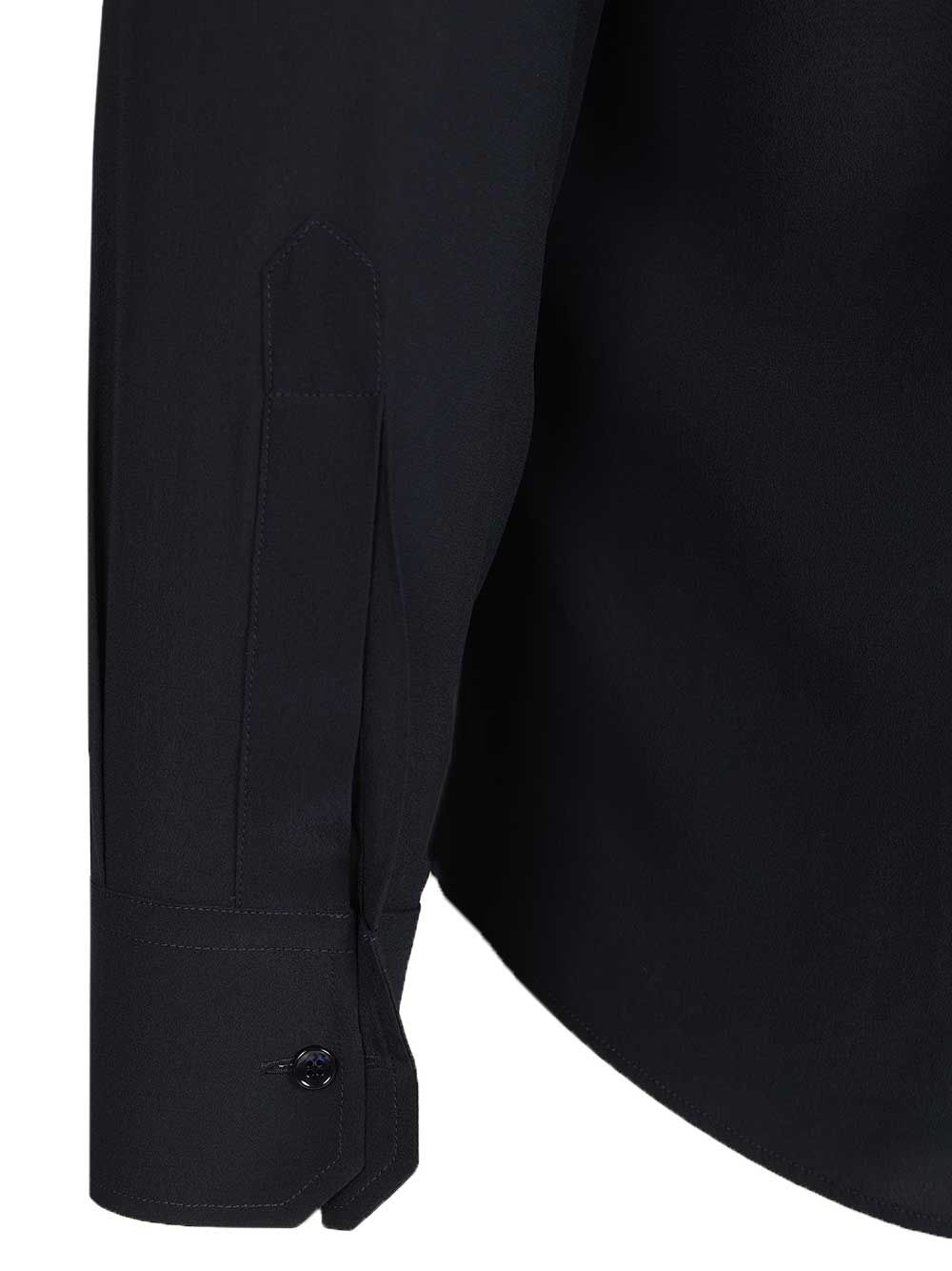 Dolce & Gabbana Formal Shirt In Silk Crepe De Chine Shirts - Blue | 1764e835ad4ba374af3684ac6af9122ab2e9eb31