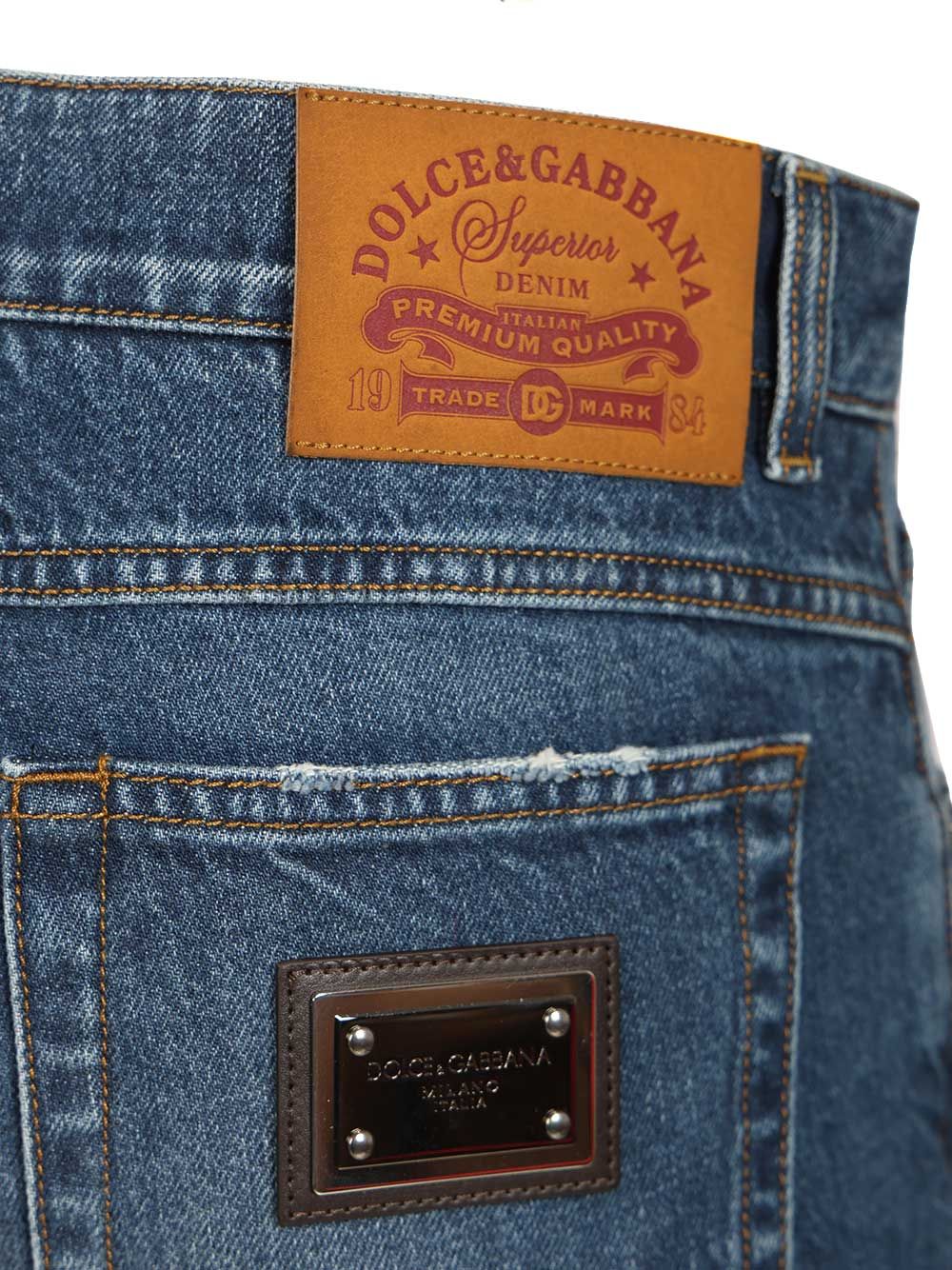 Dolce & Gabbana Denim Pants Jeans - Blue | 78592c27aa4722b8fd58805c263aca801778e376