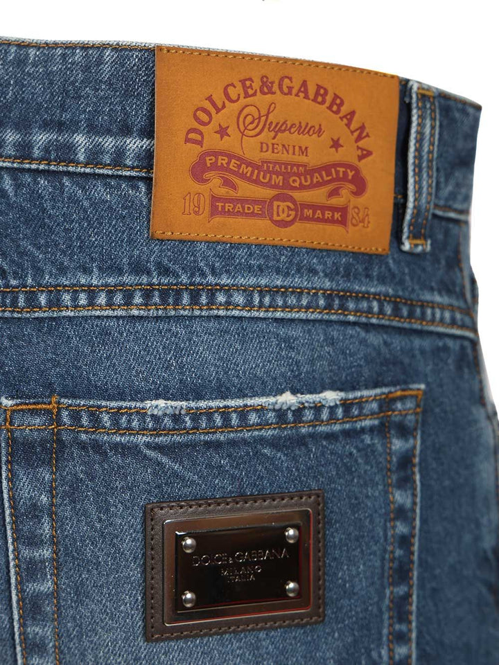 Dolce & Gabbana Denim Pants Jeans - Blue | 78592c27aa4722b8fd58805c263aca801778e376