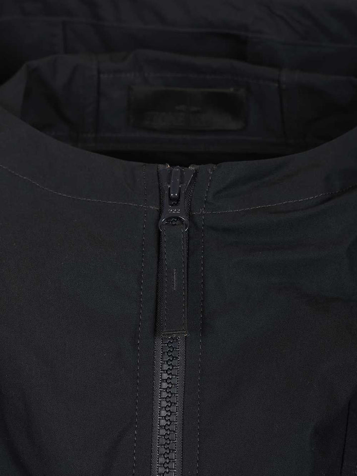 Stone Island Hooded Jacket In Stretch Organic Cotton Twill Jackets - Blue | 1b31e892c6e2a9a4992b1a8d810937d6c1c332f4