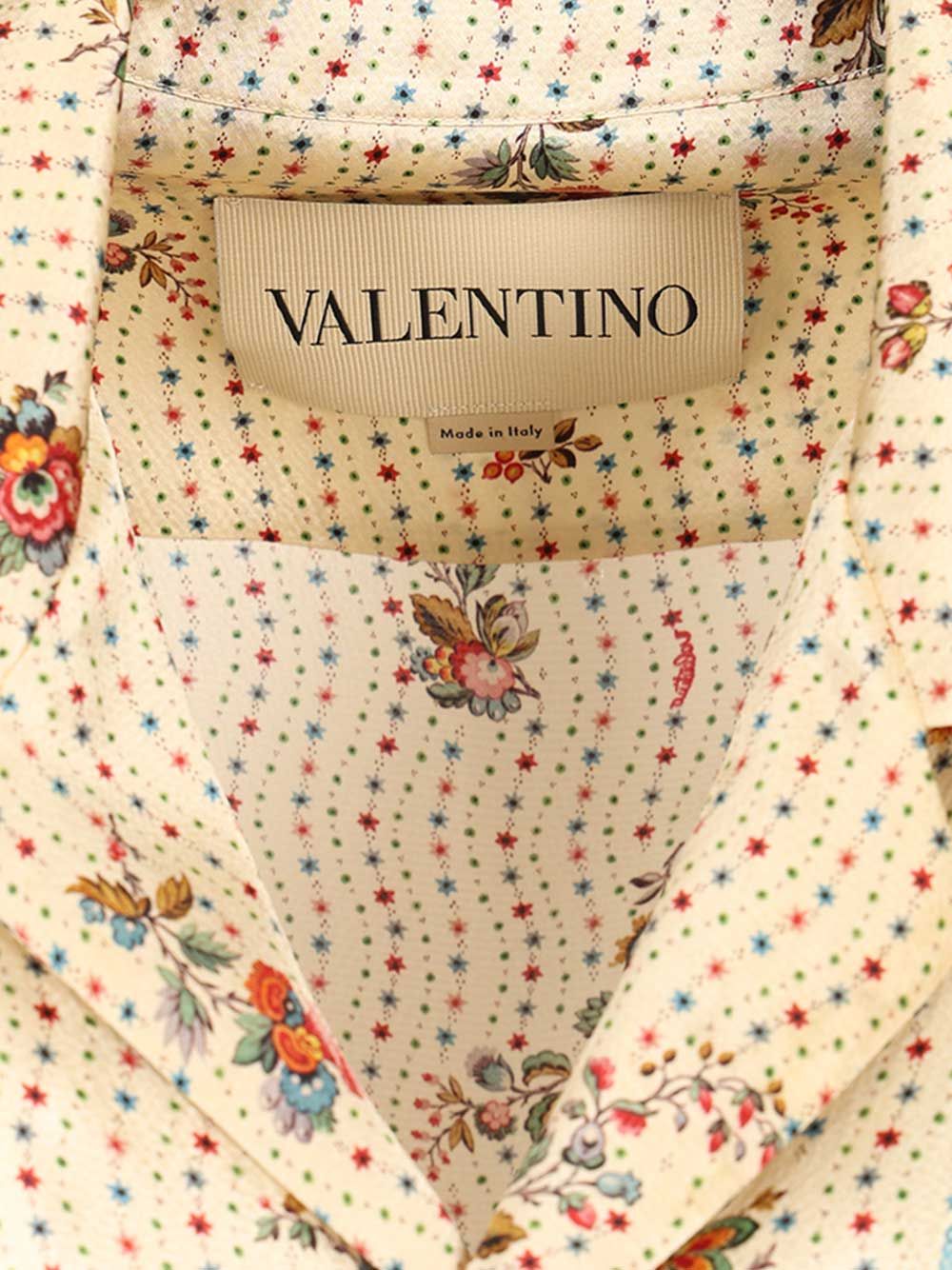 Valentino Garavani Papier Floral Bowling Shirt Shirts - Beige | 3cddb0d650335ba31f18c0c804f2b82eb362c118