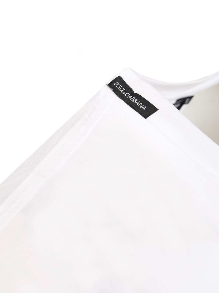 Dolce & Gabbana Jersey T-Shirt - White | f414a2993db2028a2119112b38ba6d6eae6705ee