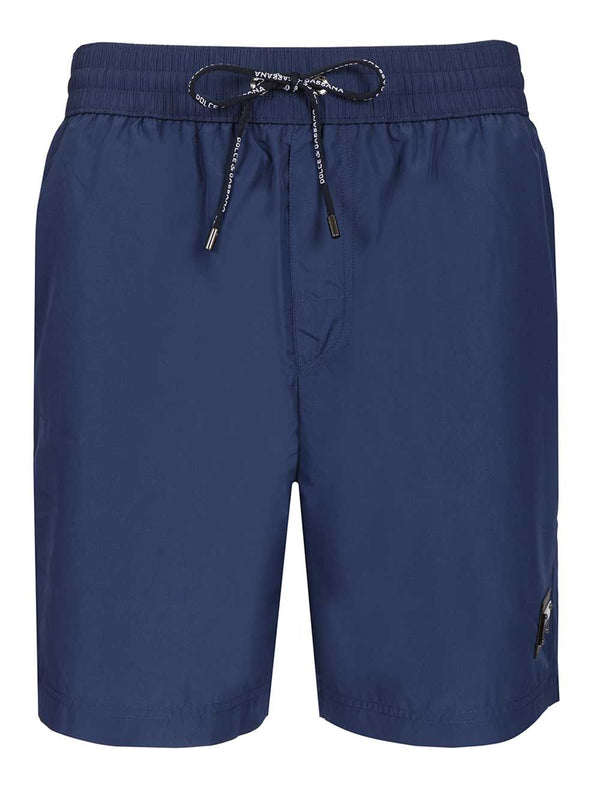 Nylon Shorts Swimwear Blue