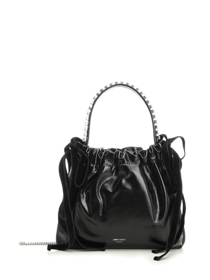 Jimmy Choo Mini Drawstring Bag Handbags - Black | 7c83e407ba0eb0075490e47f3f7bdf989a58bcea