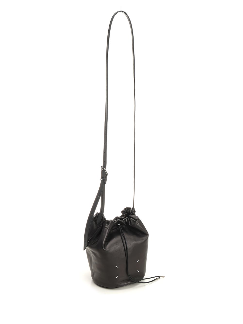 Maison Margiela Drawstring Pouch Bag Crossbody Bags - Black | e8b029e5426d1d4adea548bff8268646906b064e