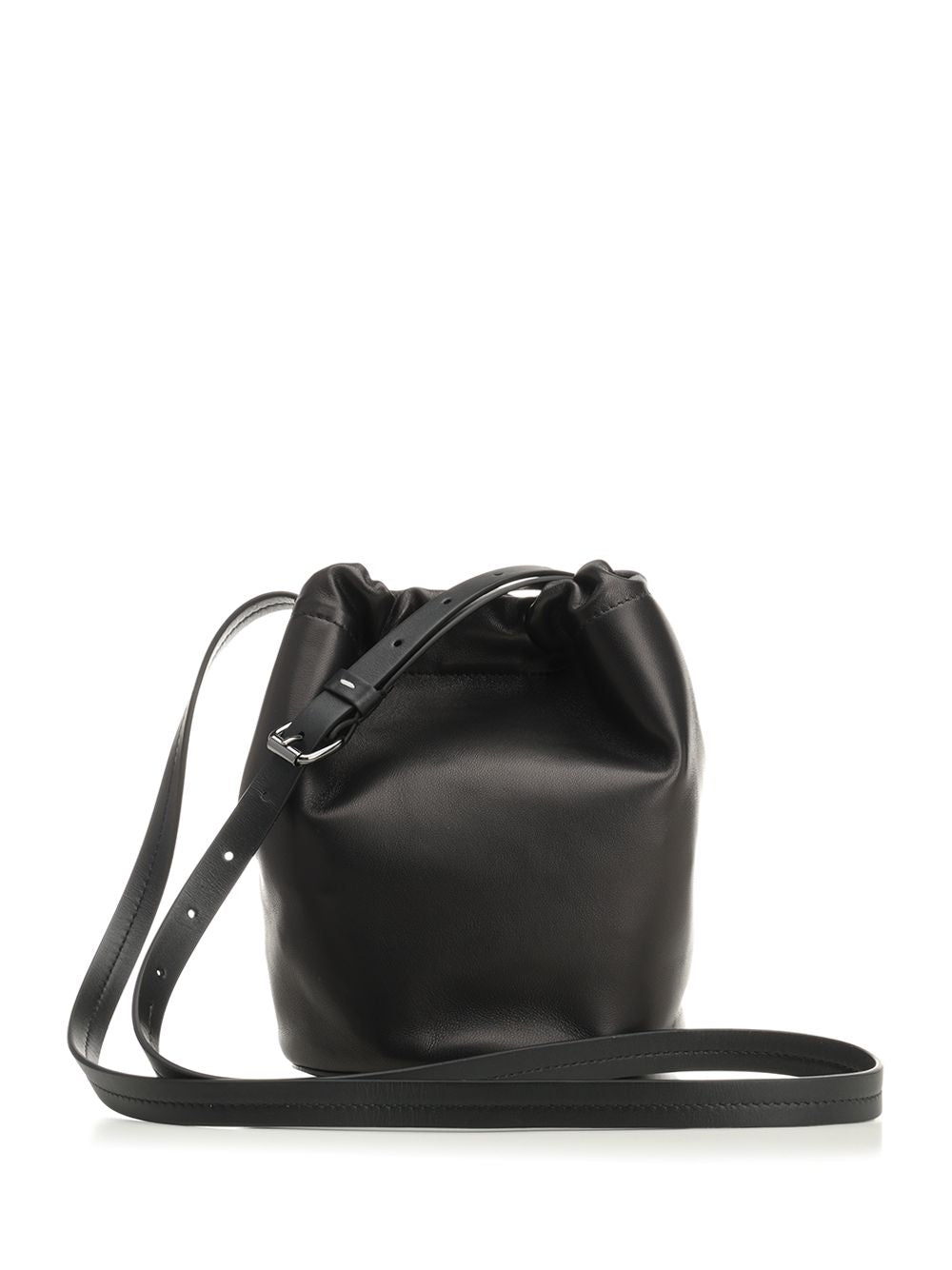 Maison Margiela Drawstring Pouch Bag Crossbody Bags - Black | c09c486be95bed4c08cc34c292226b4dce492501
