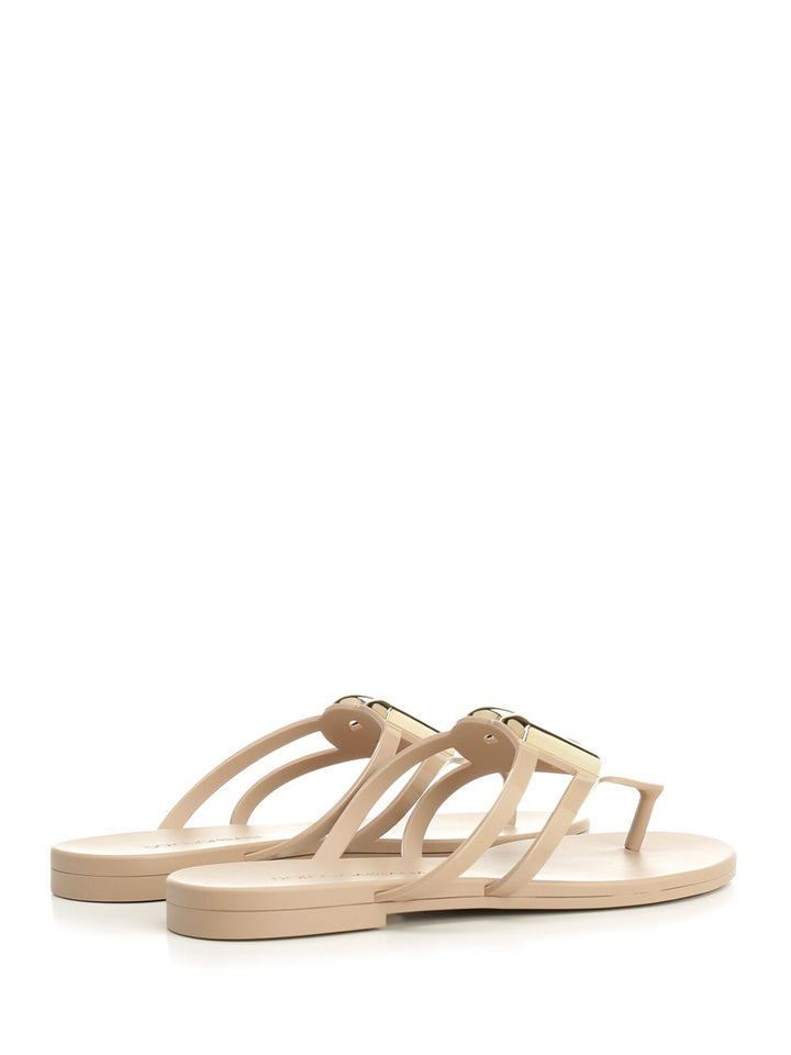 Dolce & Gabbana Rubber Flip-Flops Sandals - Rose | d780b417fb72d37fac0b4349102c5252afeb3080