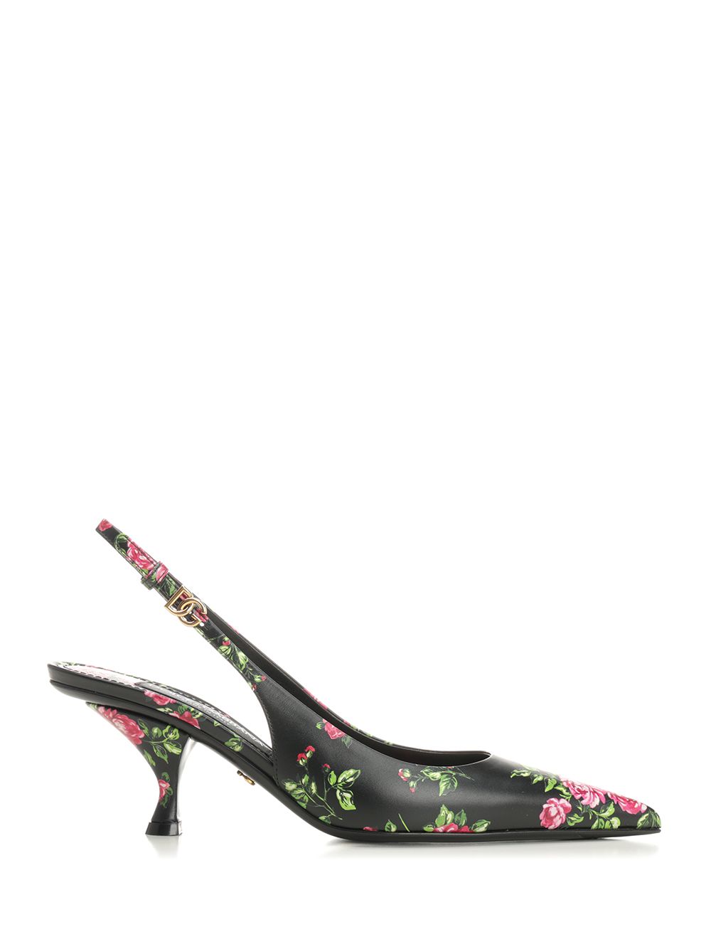Dolce & Gabbana Lollo Slingback In Printed Leather Pumps - Multicolor | c85840e29ce15eb874ed52140b31e06af5def1ae