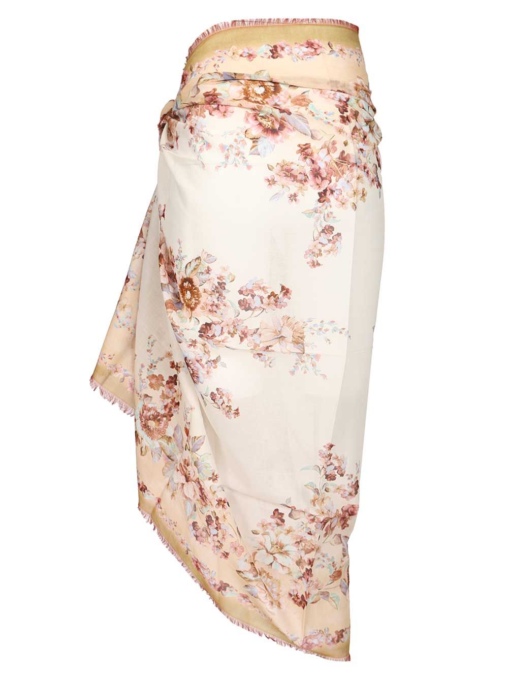 Zimmermann Cotton Pareo Skirts - Multicolor | 9486fe737bb3535c3a4718d695ea087639f54fe3