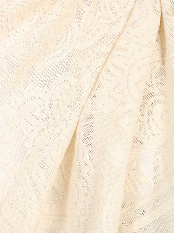 Zimmermann Ivory Cotton Sarong Skirts - White | 1e612cb40b95928e78f1af6060268c2aaf7460d9