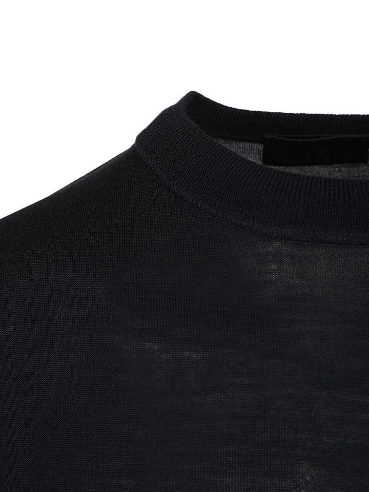 Stone Island Crew Neck Sweater Knitwear - Blue | 2775b99ee6ed6b653ab96b2b26d1f1cc98162954