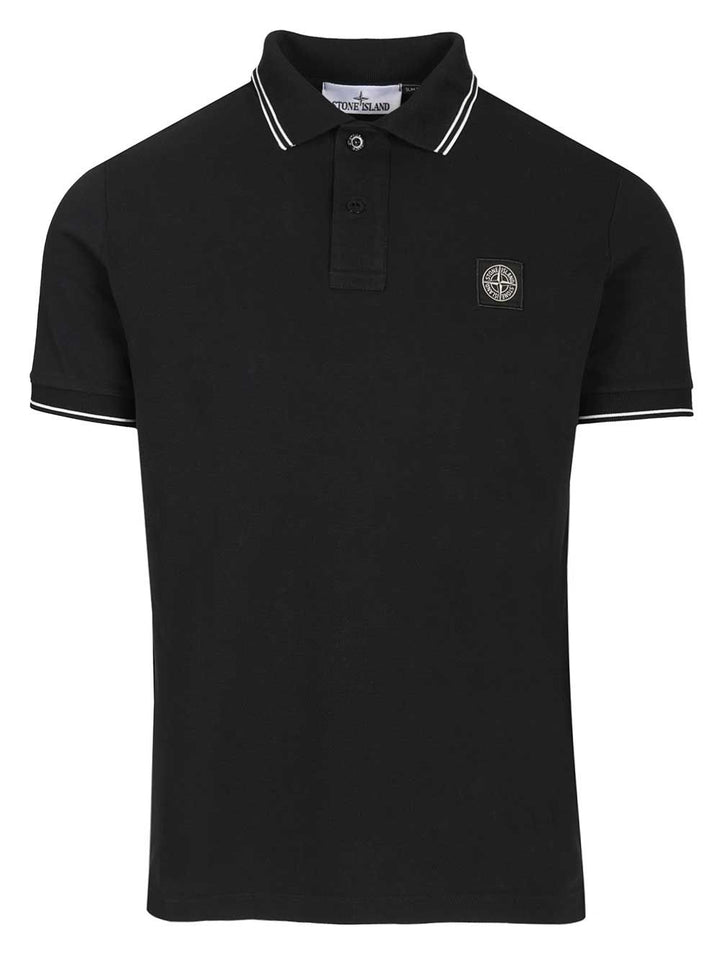 Stone Island Organic Cotton Polo shirt - Blue | 8d9f3574f795416b474b1e11ccd91b8322e8508c