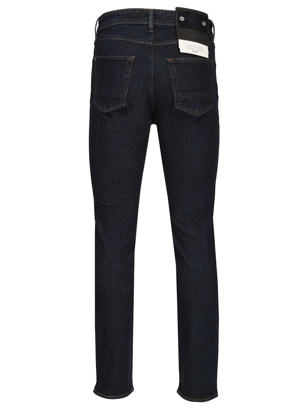 Stone Island Denim Research Stretch Jeans - Blue | bd351c4cb1c0bb335429d1ffe0ee0d401acd673f