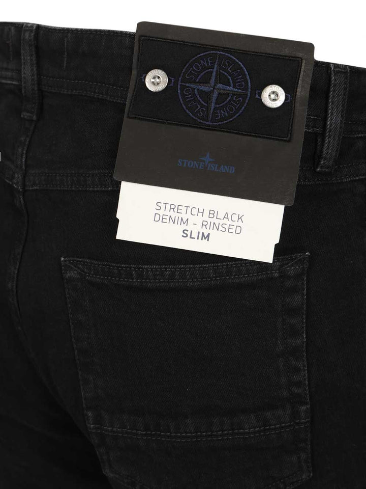 Stone Island Denim Research Stretch Jeans - Black | 3f99594b183c9f238aa02ce0c20af09cc48c3731