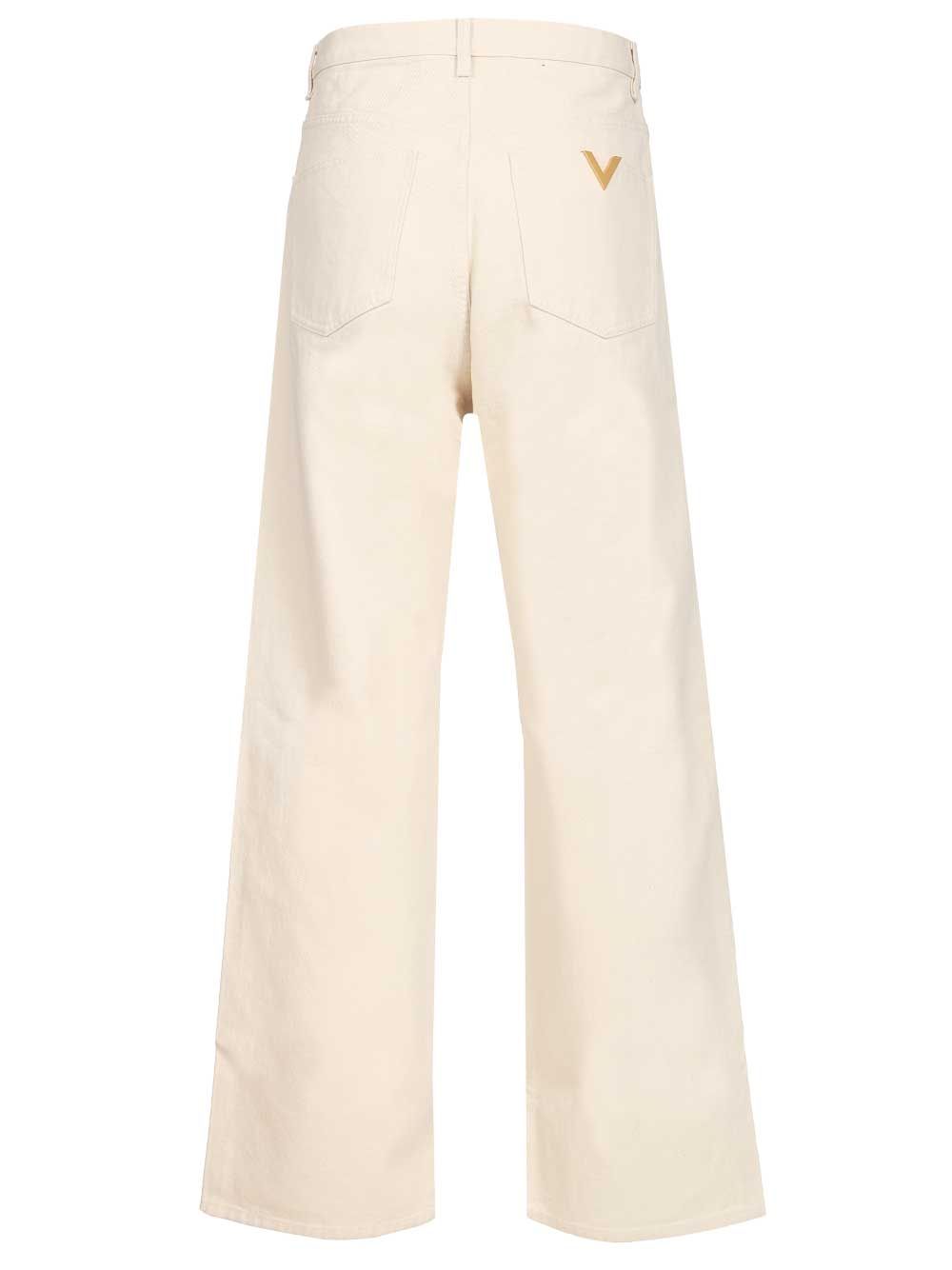 Valentino Garavani Vlogo Jeans - White | f8f61283f33a5b2b98350e34c1e22a8675060af5
